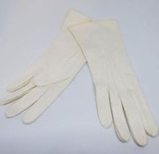 NWOT Vintage Lee Begman White Cotton Gloves