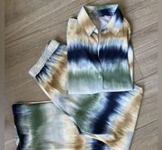 COPY - Tie Dye 2 Piece Set Long Sleeve Shirt and Pants