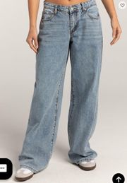 Low Rise Wide Leg Jeans