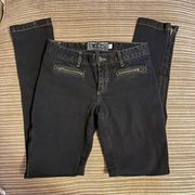 L.A.M.B y2k low rise zipper all over jean 4