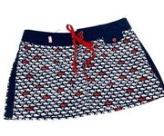 Vineyard Vines | Red White & Blue Whale Print Swim Skirt Coverup