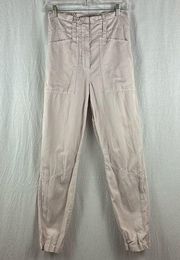 A.L.C. High Waisted Pink Tapered Pants