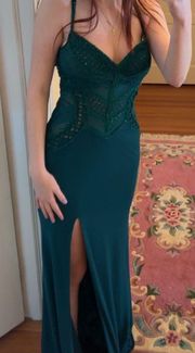 Giana Rose Couture emerald dress  