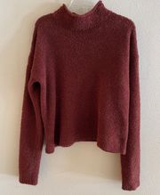 Thread & Supply Orange Hi Neck Sweater