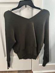 Green Long Sleeve Top