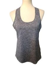 Avia gray space dyed racer back athletic tank top