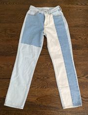 PacSun Patch Mom Jeans