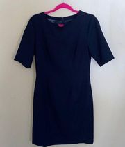 Laura Ashley Black Vintage Wool Dress  