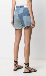 $295 NWT RE/DONE x LEVI'S INDIGO 70s PATCHED SHORTS SZ 26