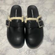 Princess Polly Black Collins Flats