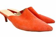 BOTKIER New York Paley Women's 8.5 M Slip On Pointed Suede Kitten Heels