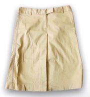 Beige A-Line Skirt