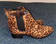 Cheetah Print Booties