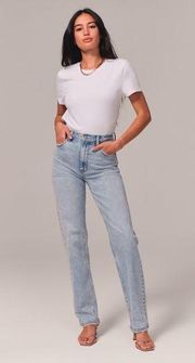 90’s straight ultra high rise jean