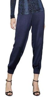 NWT BCBGMAXAZRI WOMEN'S HAREM PANTS BLUE SIZE S28 (US6)