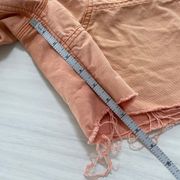 Urban Outfitters High Rise Cargo Shorts Ombre Orange