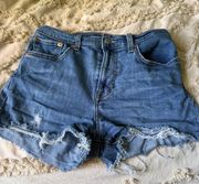 Jeans High-Rise Shorts