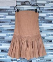See by Chloe Strapless  smocked dress size 4