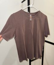 Deep Taupe Mono B Tee 