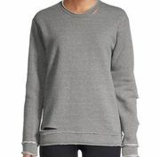 NWT Revolve Gray Distressed Sweatshirt