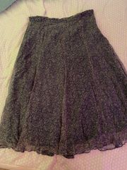 Vintage  Silk Skirt