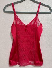 Vintage Satin Lace Lingerie Tank