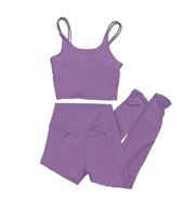 2 piece leggings and tank set- Lavender