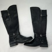 G by Guess Hilight Black Riding Boot size 6.5