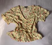 floral blouse