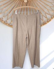 Harvé Benard Vintage Harve Benard Wool Tweed Dress Pants Tan Womens Petite Size 14