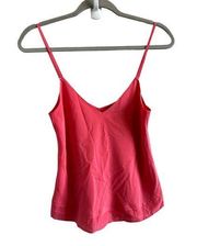 Talula Women's Small Red Pink Sleeveless V-Neck Casual Lightweight Blouse