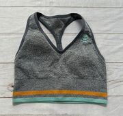 Soul by Soulcycle Seamless Split Racerback Woman's Crop Top Sports Bra Size M