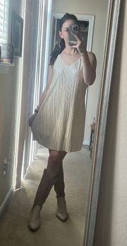 Cream Swing Dress 