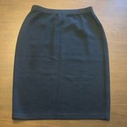NWT St. John Basics Wool Blend Pencil Skirt