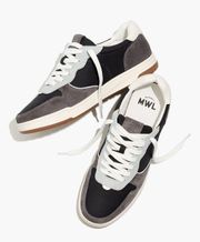 Women’s Court Sneakers in Colorblock Suede in Cool Fog Multi