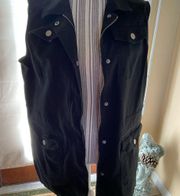 Black Vest Jacket size Large