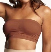 Yummie Bandeau Bra Seamless Copper Glow (Brown) Sz M/L NWT Strapless Shapewear