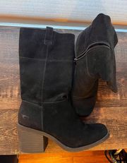 Black Square Toe Boot