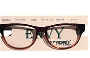 Envy Glasses Womens Eyewear Brown Clear Casual Wear Business Smart 53-18-140 NEW