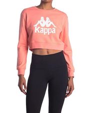 Casmiu Cropped Sweatshirt…Sz: M…Color: Pink