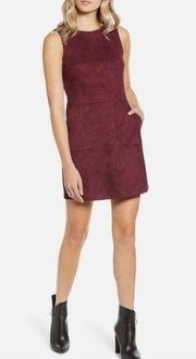 BISHOP & YOUNG Gemma Faux Suede Mini Dress Size S