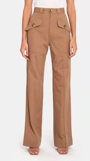 NWT TRAVE Ava Khaki Pants in size 28 Blonde on Blonde