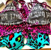 Victoria's Secret Victoria Secret Set of 3 Bikini Tops Small