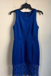 Blanc medium blue sleeveless dress