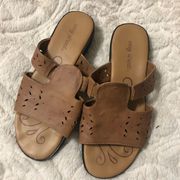 Easy street brown sandals