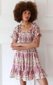 Mille Resort Kiki Pink Lily Dress NWT Sz. M