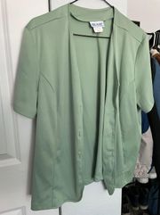 Sage Green Button Up