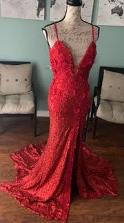 Jovani Red Prom Dress