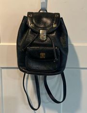 MCM pebbled leather backpack