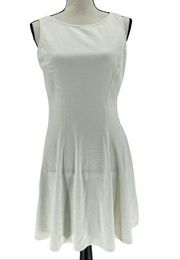 New York & Company Sleeveless Cotton Pleated Dress